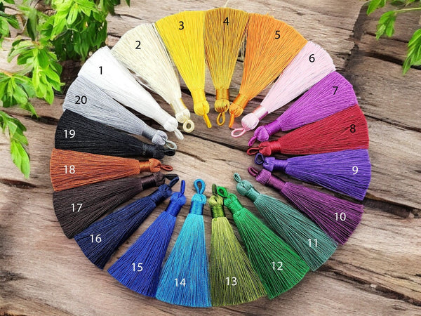 78mm Nylon Tassel -- Choose your color