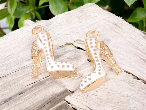 *10* 18x14x6mm Stiletto Rhinestone Charms - Choose Your Color