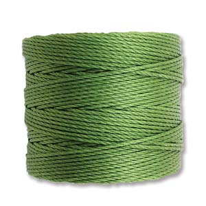 S-LON BEAD CORD AVOCADO 77YD