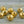 Gold Coated Fire Polished Round Beads -- 6mm or 8mm