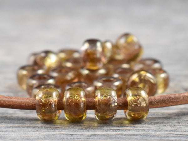 10g Crystal Bronze Luster 2/0 Matubo Beads