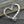 49x48mm Antique Silver Hammered Heart Pendant