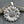 70x57mm Antique Silver Sunflower Pendant