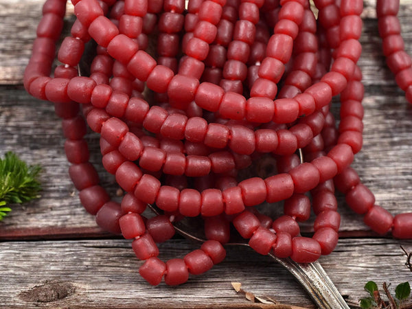 Indonesian Beads - Java Glass Beads - Seed Beads - 4-7mm - 24" Strand - (759)