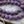 Mercury Washed Etched Dark Purple Round Druk Beads