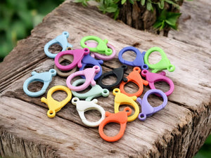 35x24mm Resin Large Lobster Clasps -- Choose Your Color