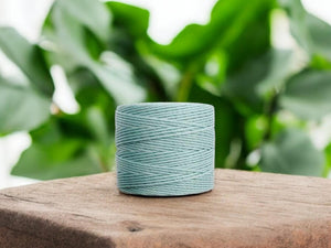 S-Lon Bead Cord - Superlon Bead Cord - Knotting Cord - Macrame Cord - 77 Yard Spool - TEX210 - Mint Turquoise - (4384)