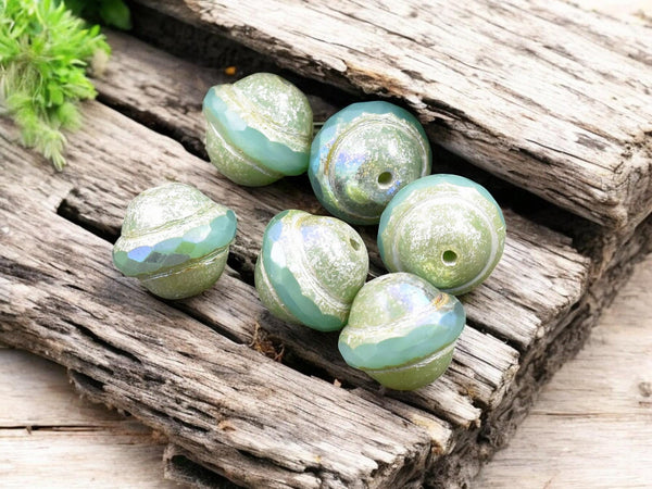 Picasso Beads - Czech Glass Beads - Saturn Beads - Chunky Beads - Large Glass Beads - 6x8mm - 8x10mm - 10x12mm