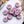 Czech Glass Beads - Hawaiian Flowers - Picasso Beads - Pink Flower Beads - Hibiscus Flower - 10mm - 12pcs - (1008)