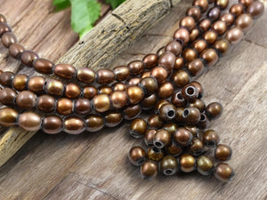 Freshwater Pearls - Large Hole Pearls - Large Hole Beads - Pearl Beads - Potato Pearl Beads - 8-9mm - 8 inch strand - (2164)