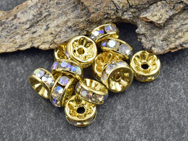 Rhinestone Spacer Beads